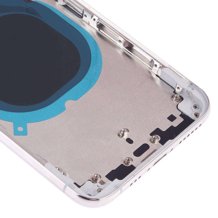 Back Cover with Camera Lens & SIM Card Tray & Side Keys for iPhone XS(White)