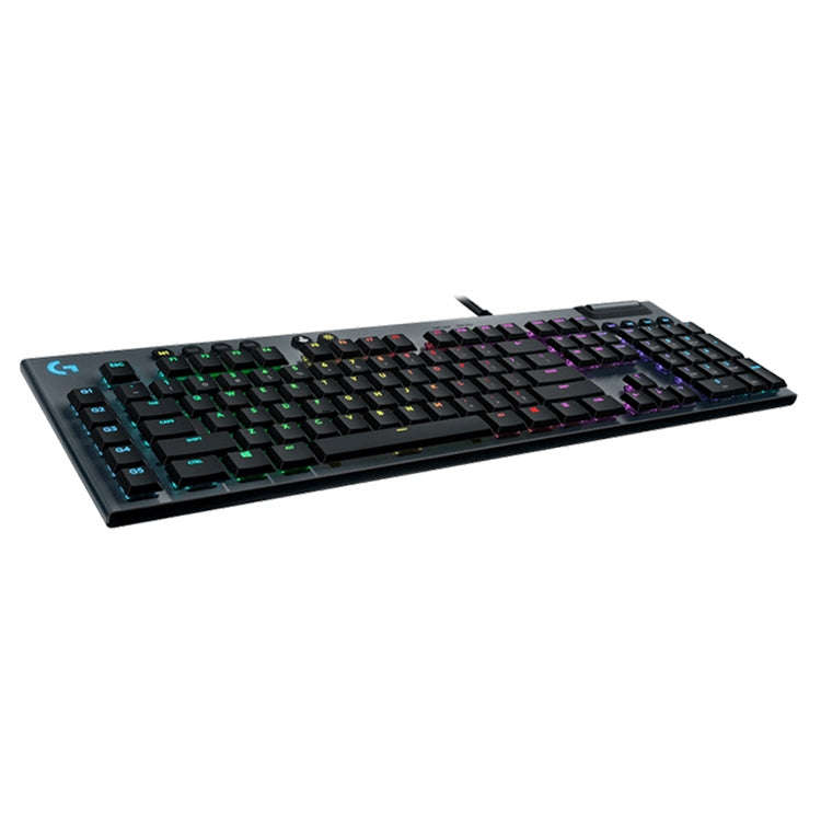 Logitech G813 RGB Mechanical Wired Gaming Keyboard (GL-Linear), Length: 1.8m