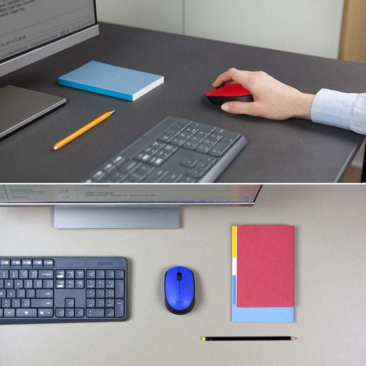 Logitech M170 1000DPI USB Wireless Mouse with 2.4G Receiver (Blue)