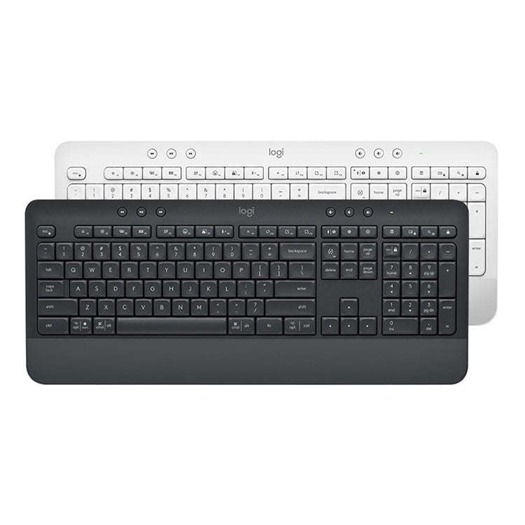 Logitech K650 Wireless Bluetooth Dual Mode Silent Keyboard (White)