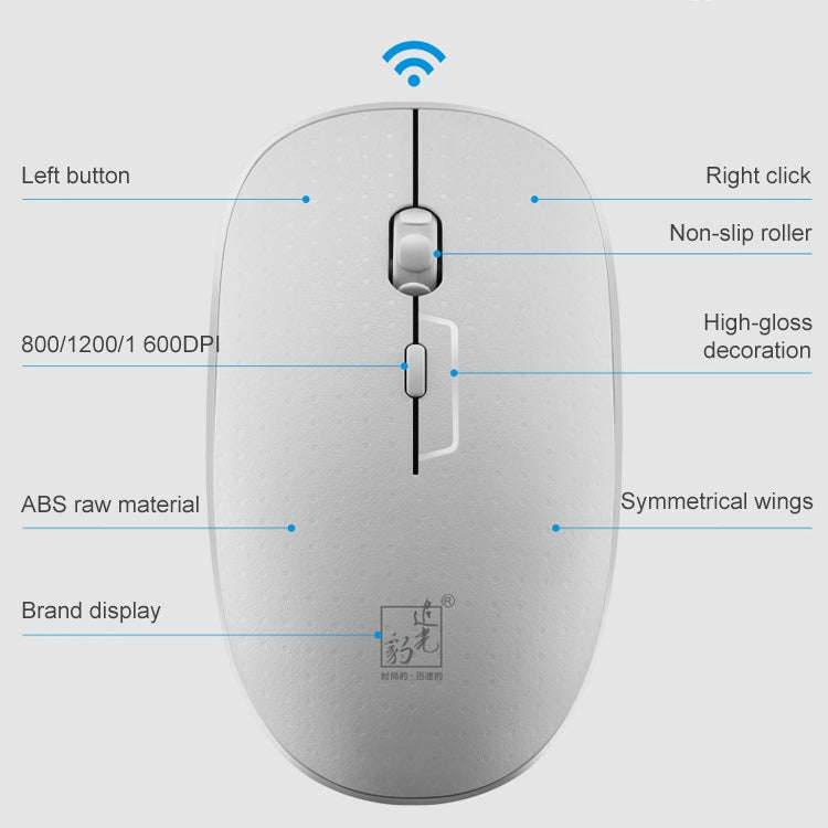 ZGB 8810 Mute Wireless Keyboard + Mouse Set (Black)