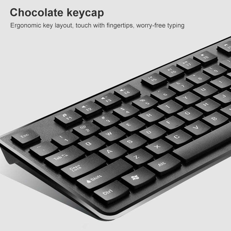 ZGB 8810 Mute Wireless Keyboard + Mouse Set (Black)