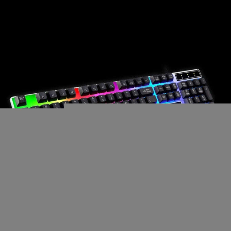 ZGB G21 104 Keys USB Wired Mechanical Feel Colorful Backlight Office Computer Keyboard Gaming Key...