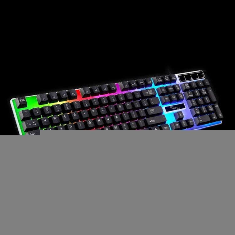 ZGB G21 104 Keys USB Wired Mechanical Feel Colorful Backlight Office Computer Keyboard Gaming Key...