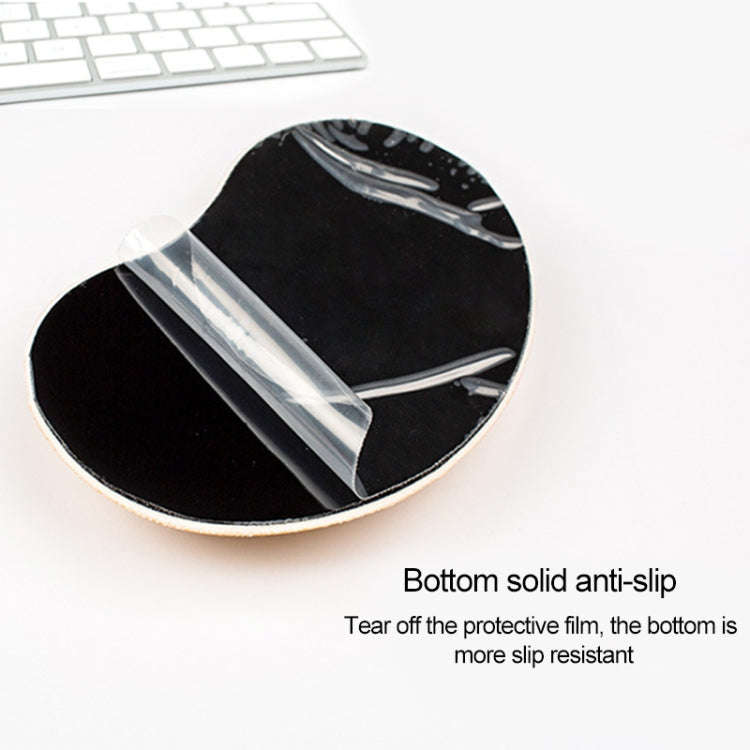 MONTIAN 2 PCS Transparent Silicone Bracer Heart-shaped Mouse Wrist Supporter, Random Color Delivery