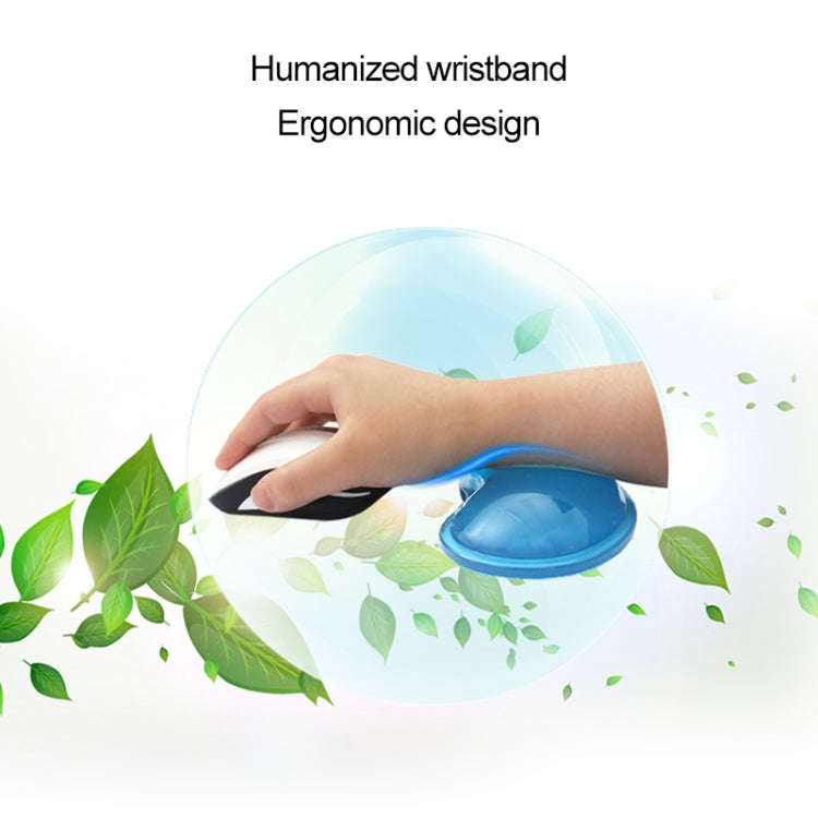 MONTIAN 2 PCS Transparent Silicone Bracer Heart-shaped Mouse Wrist Supporter, Random Color Delivery