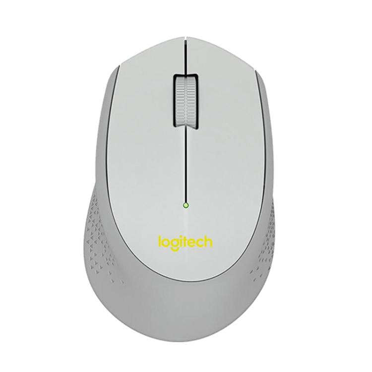 Logitech M280 2.4GHz 3-keys 1000DPI Wireless Optical Mouse, Wireless Range: 10m (Grey)
