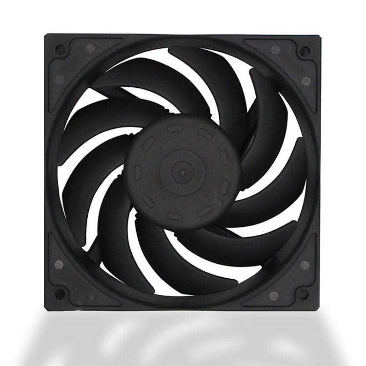 F120 Computer CPU Radiator Cooling Fan (Black)