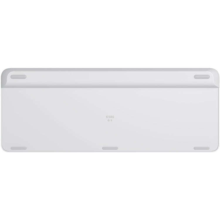 Logitech K580 Dual Modes Thin and Light Multi-device Wireless Keyboard with Phone Holder (White)