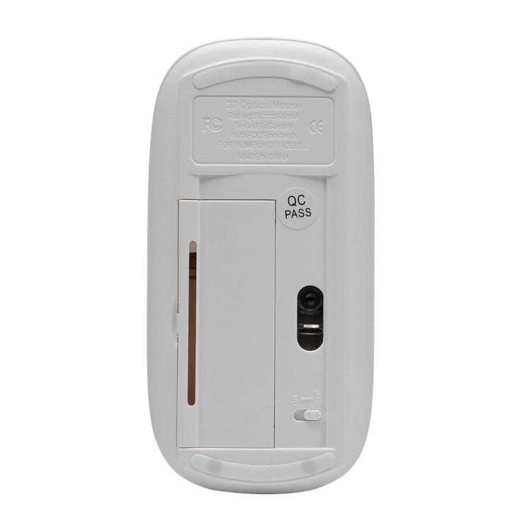 TM-823 2.4G 1200 DPI Wireless Touch Scroll Optical Mouse for Mac Desktop Laptop(White)