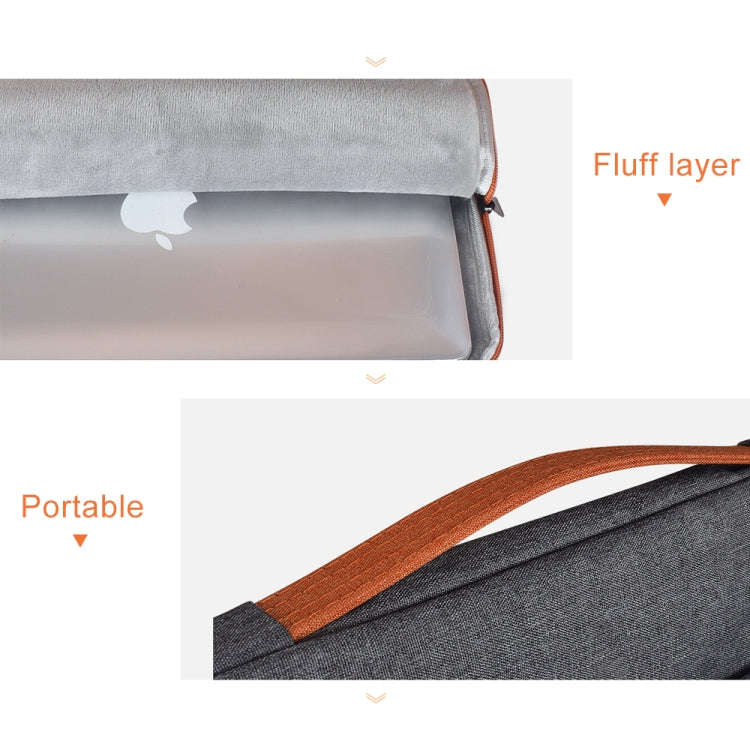 15.6 inch Fashion Casual Polyester + Nylon Laptop Handbag Briefcase Notebook Cover Case, For Macb...