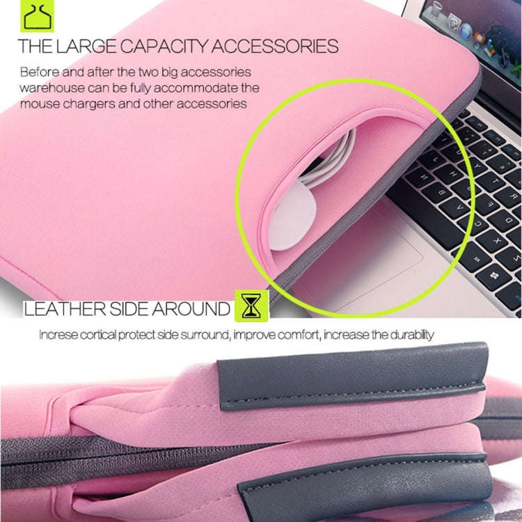 15.4 inch Portable Air Permeable Handheld Sleeve Bag for MacBook Air / Pro, Lenovo and other Lapt...