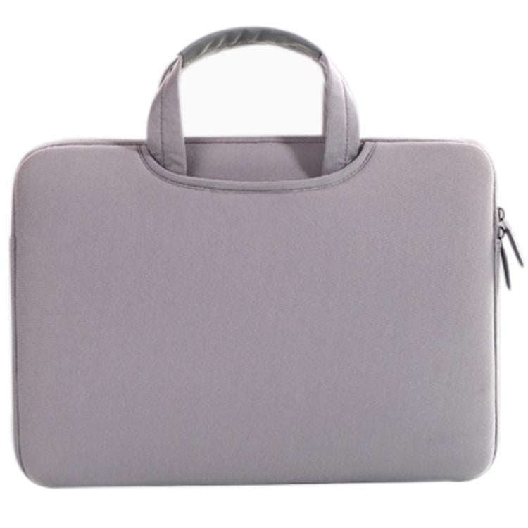 15.6 inch Portable Air Permeable Handheld Sleeve Bag for Laptops, Size: 41.5x30.0x3.5cm(Grey)