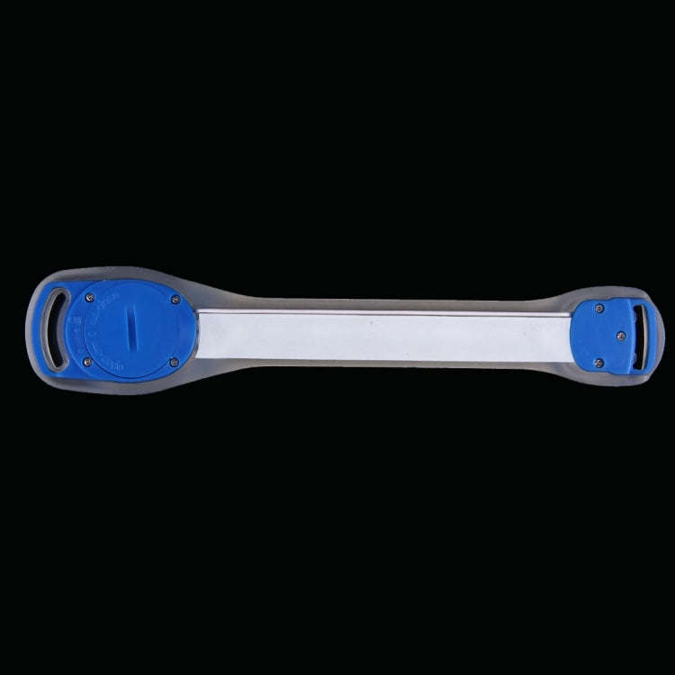 Night Run / Ride Safety LED Light Band, CR2032 Button Batteries Powered (Blue)