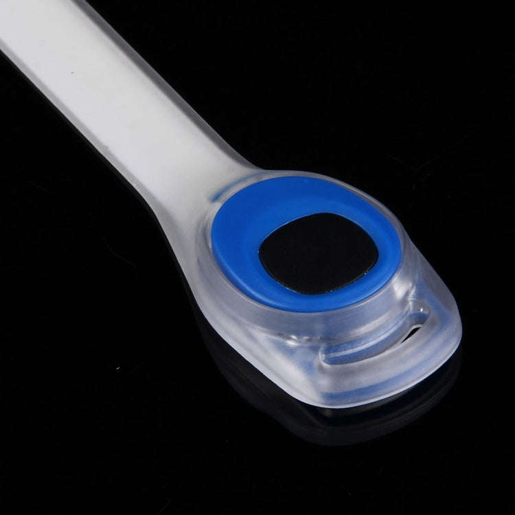 Night Run / Ride Safety LED Light Band, CR2032 Button Batteries Powered (Blue)