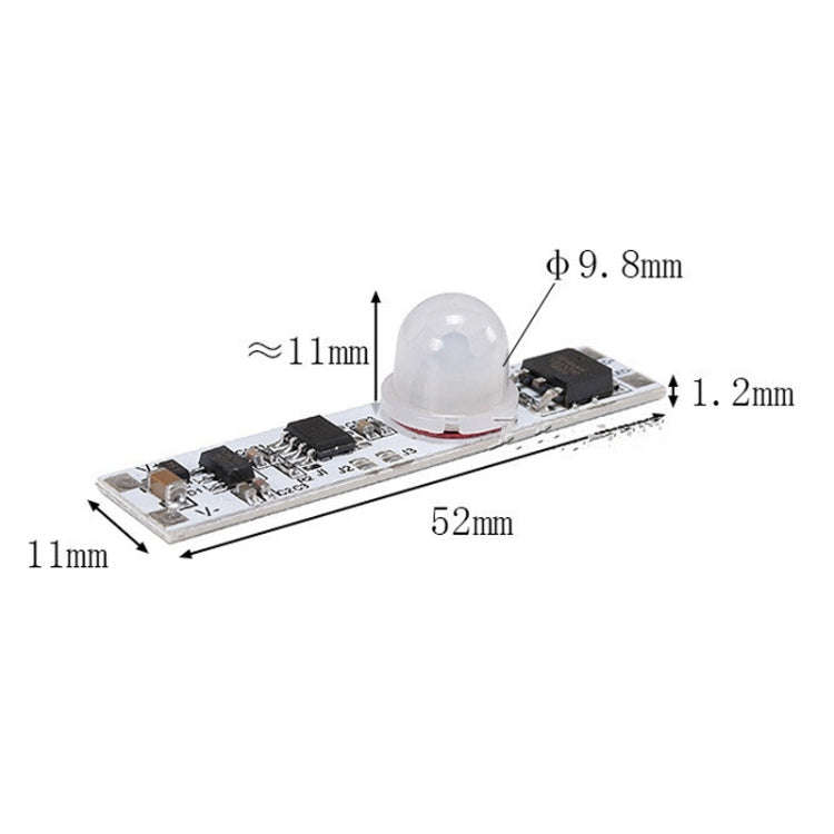 DC3.7 12V / 24V Infrared Human Body Induction Switch Circuit Board Controller