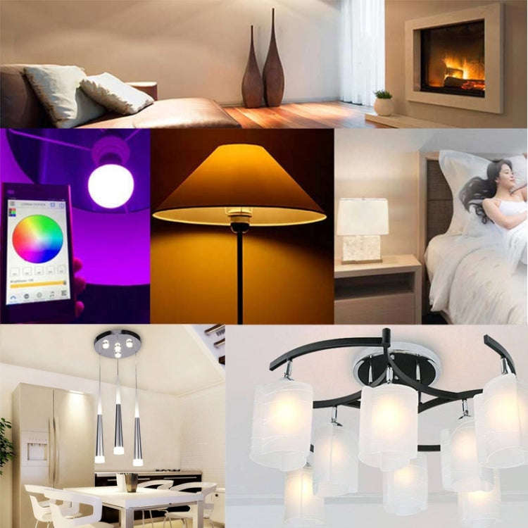 E26 / E27 Port 10W RGB+White Light LED WiFi Smart Light Bulb , Works with Alexa Echo & Google Hom...
