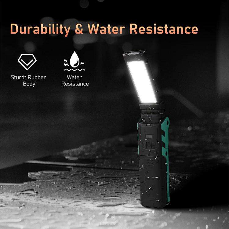 ES106 IP44 Waterproof COB Work Light USB Rechargeable Emergency Flashlight