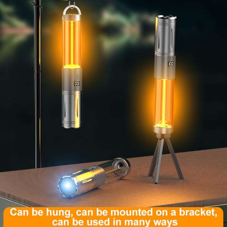 KXK-606 15W Camping Flashlight Rechargeable Emergency Light
