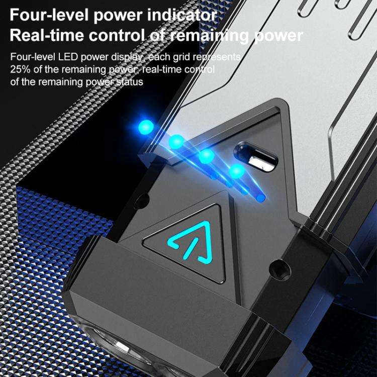 KXK-886 IP44 Waterproof Work Light 3 Color Temperature COB Emergency Flashlight