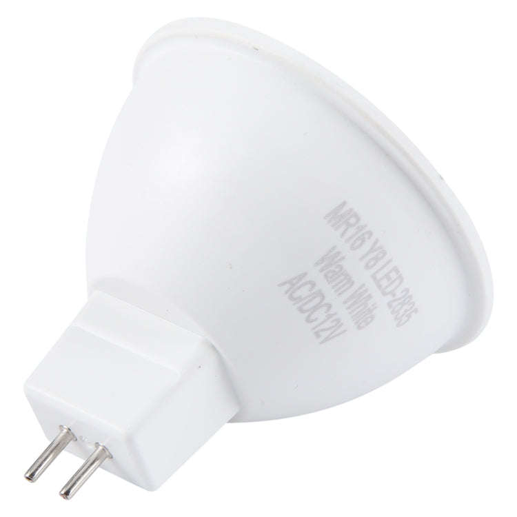 MR16 5W 8 LEDs SMD 2835 LED Spotlight, AC / DC12V (Warm White)