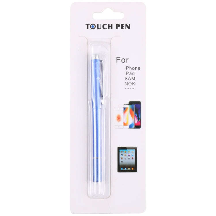 Universal Silicone Disc Nib Capacitive Stylus Pen (Blue)