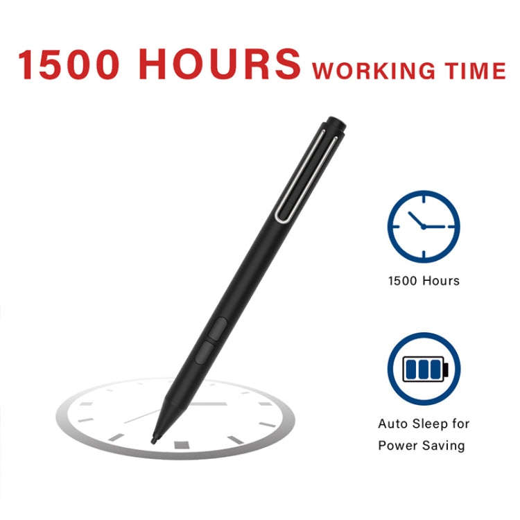 JD02 Prevent Accidental Touch Stylus Pen for MicroSoft Surface / Samsung Series (Black)