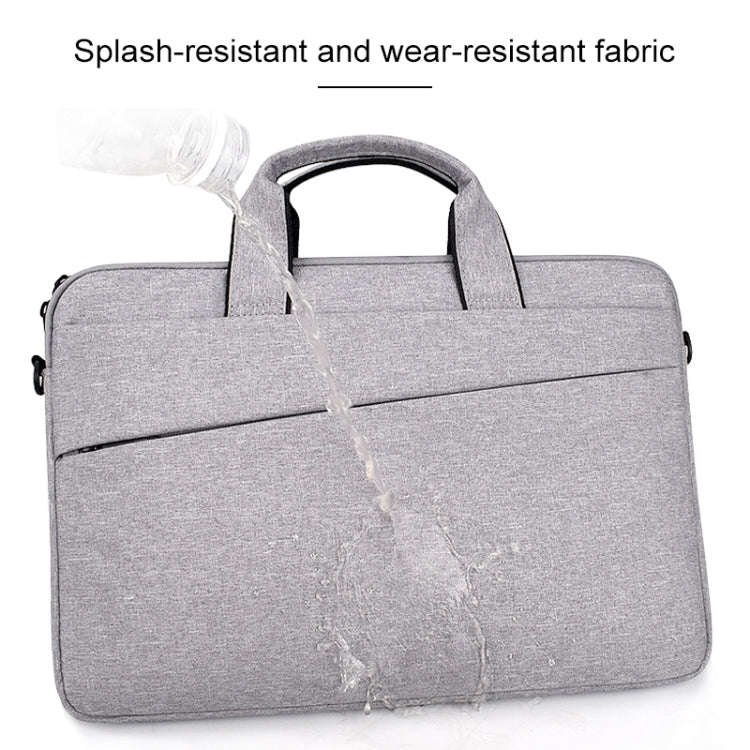 ST03S 15.6 inch Double Side Pockets Wearable Oxford Cloth Soft Handle Portable Laptop Tablet Bag(...