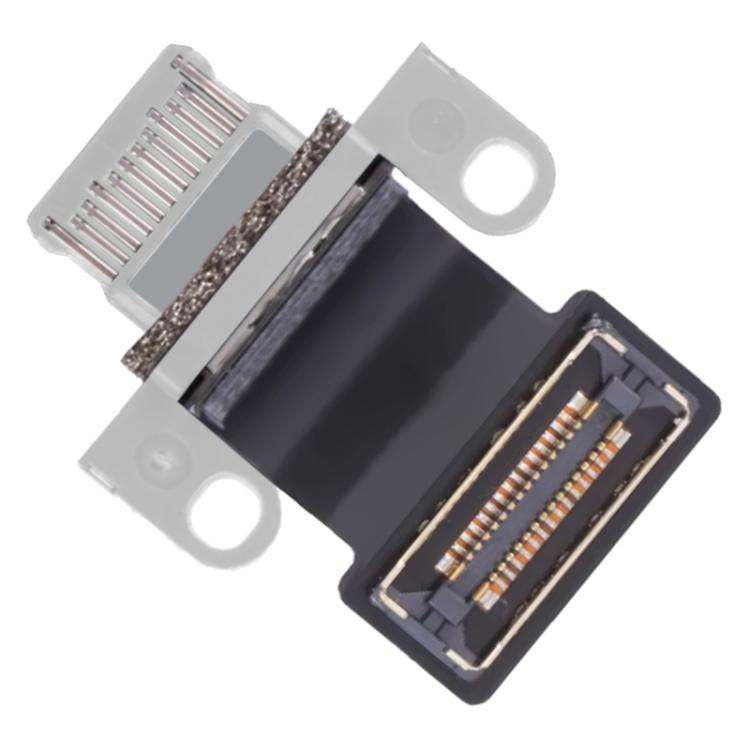 For Macbook Pro 14 2023 A2779 821-03084-A Charging Port Flex Cable (Silver)