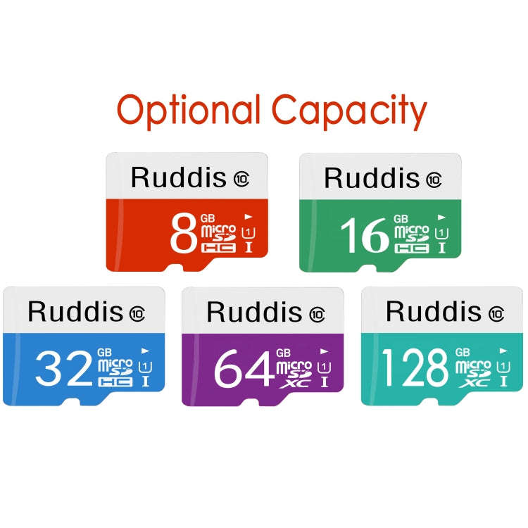 Ruddis 16GB High Speed Class 10 TF/Micro SDXC UHS-1(U1) Memory Card