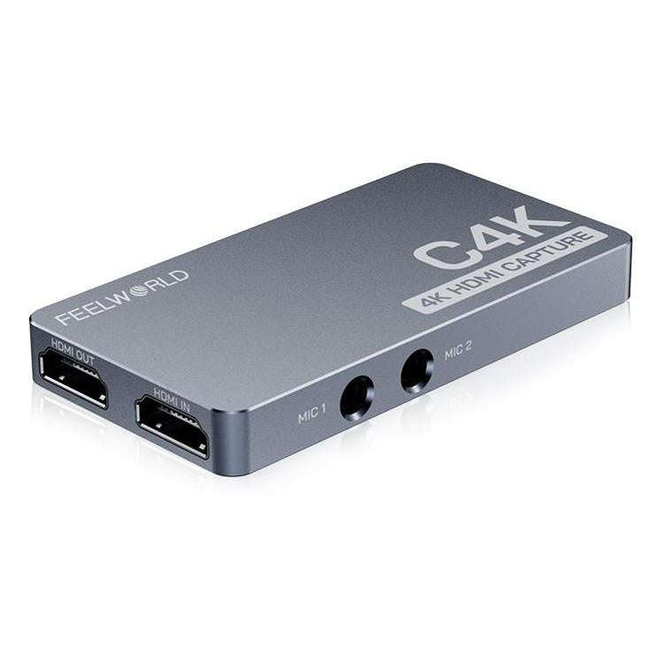 FEEWORLD C4K Video Capture 4K HDMI 60Hz In and Out USB-C Plug and Play for Streaming Gaming Video...