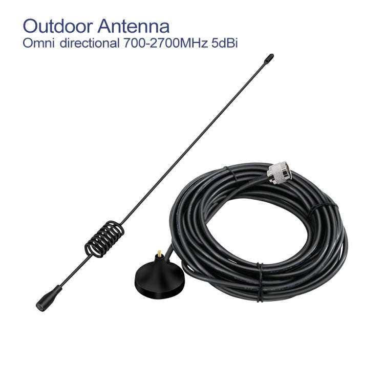 DCS-LTE 4G Phone Signal Repeater Booster, EU Plug(Silver)