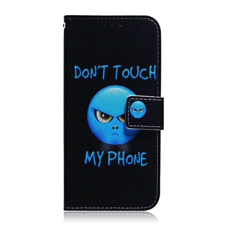Anger Pattern Coloured Drawing Horizontal Flip Leather Case for Motorola Moto G7 Play, with Holde...