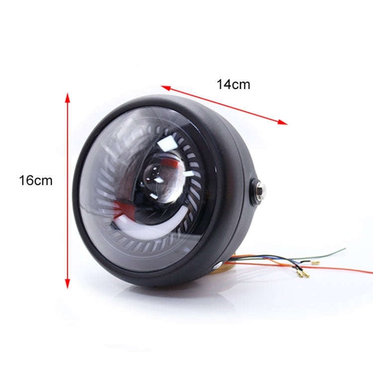 Motorcycle 5.75 inch Headlight Retro Lamp LED Light DC12V / 40W/ 6000K / 2800LM