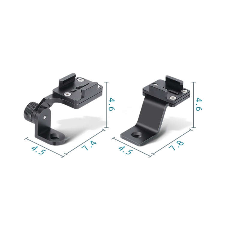 RUIGPRO Motorcycle Handlebar Alloy Phone Bracket for GoPro, Insta360, DJI and Other Action Camera...