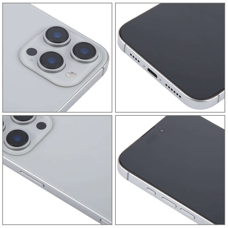 For iPhone 16 Pro Black Screen Non-Working Fake Dummy Display Model (Natural)