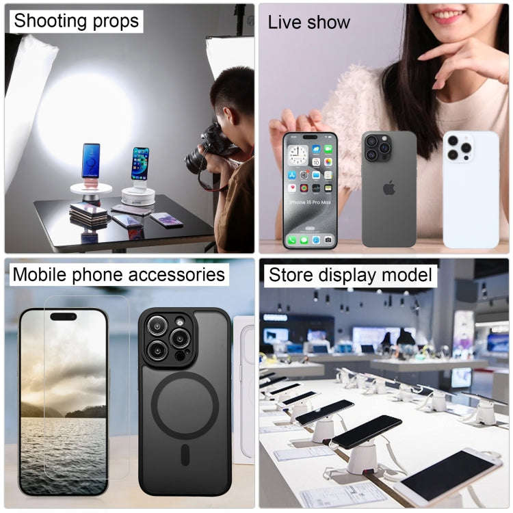 For iPhone 16 Pro Black Screen Non-Working Fake Dummy Display Model (Natural)