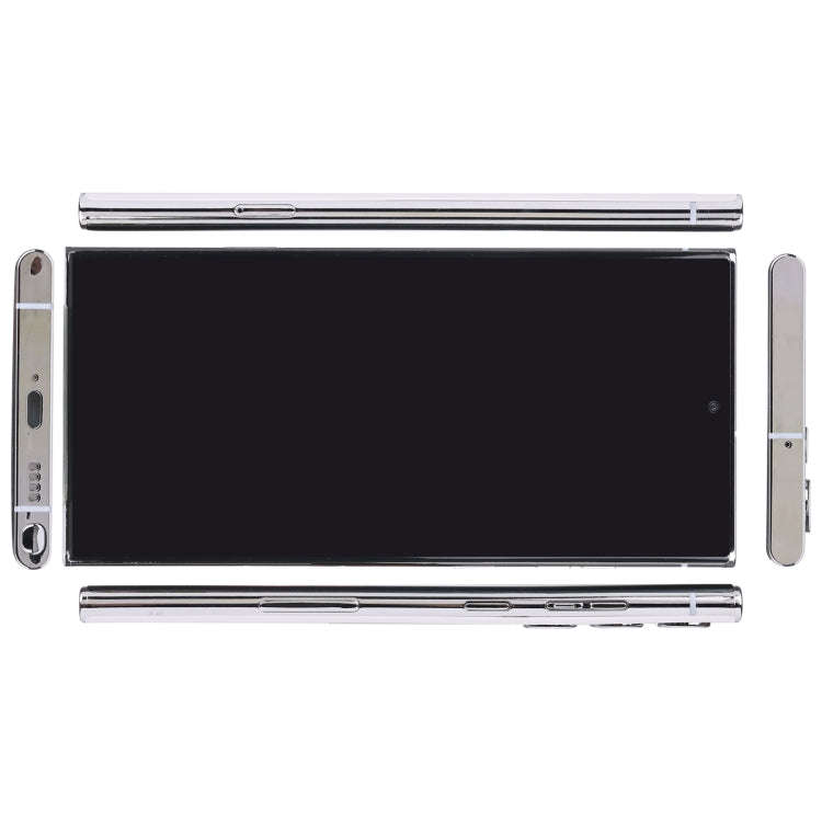 For Samsung Galaxy S22 Ultra 5G Black Screen Non-Working Fake Dummy Display Model(White)