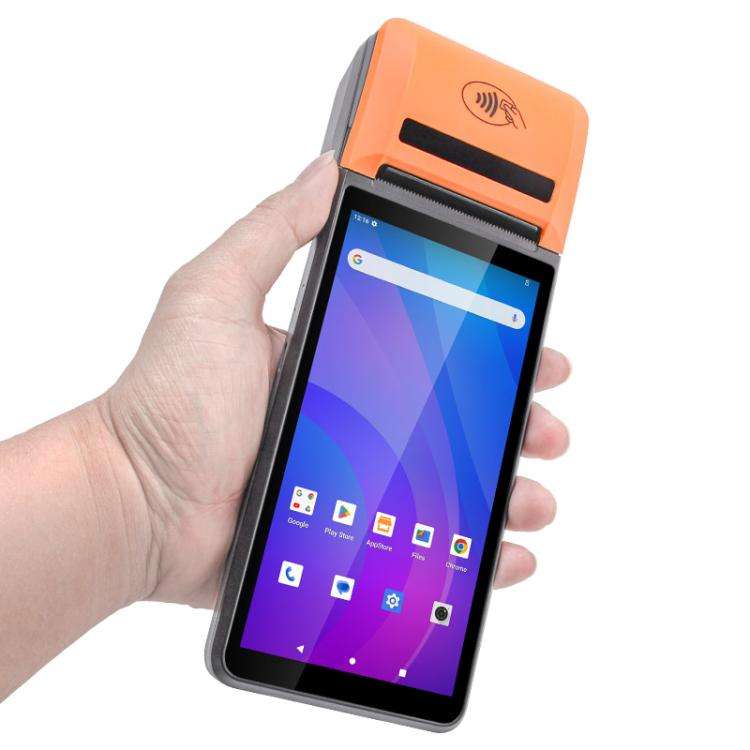 UNIWA V4P 2D QR Code Scanning Edition, 6 inch NFC Android 13 Smart Handheld POS Phone with Therma...