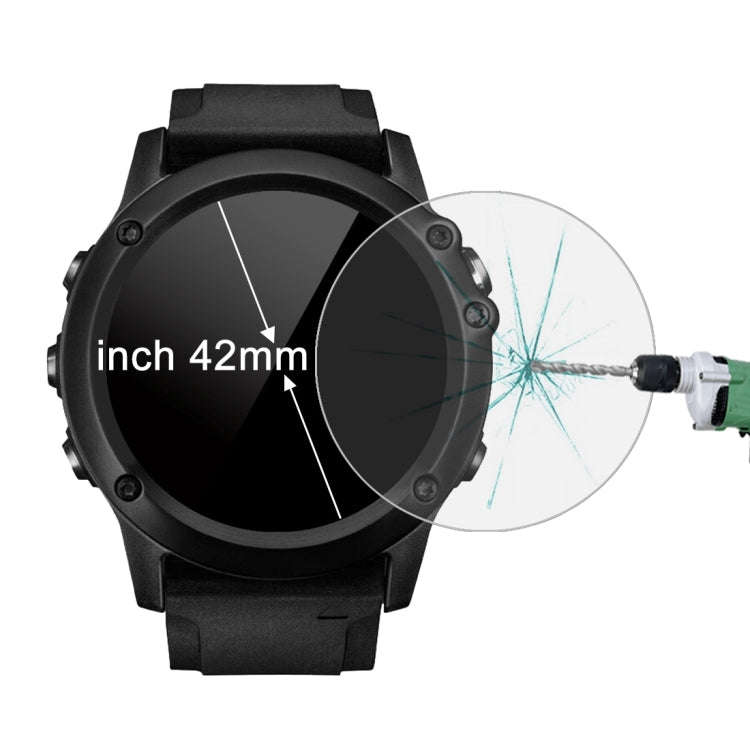 ENKAY Hat-Prince for 42mm Diameter Circular Dial Smart Watch 0.2mm 9H Surface Hardness 2.15D Curv...