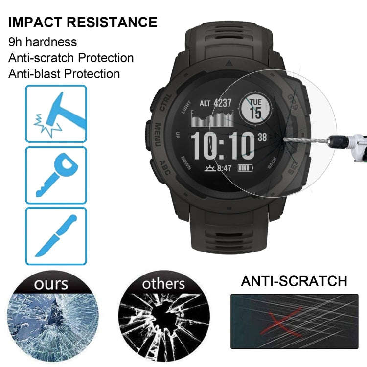 ENKAY Hat-Prince for 42mm Diameter Circular Dial Smart Watch 0.2mm 9H Surface Hardness 2.15D Curv...