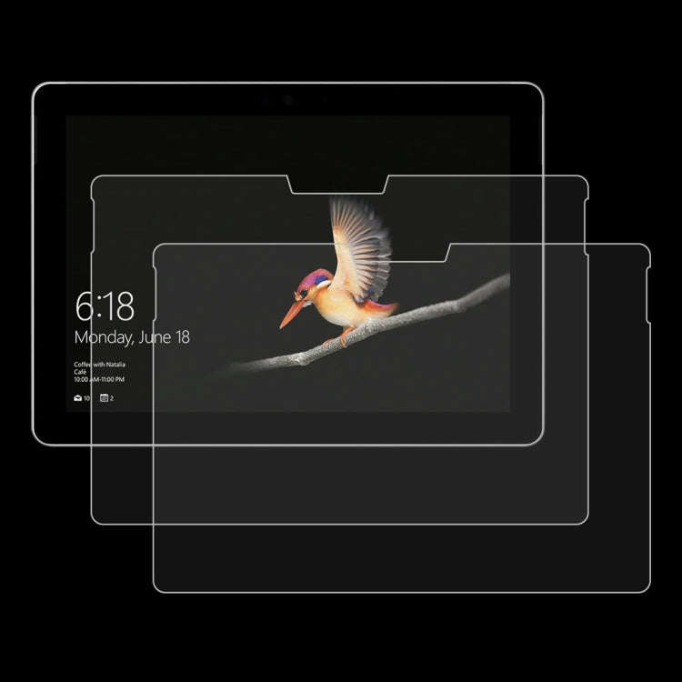 2 PCS For Microsoft Surface Go 2 9H 2.5D Explosion-proof Tempered Glass Film