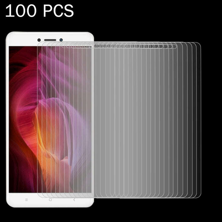 100 PCS for Xiaomi Redmi Note 4X 0.26mm 9H Surface Hardness Explosion-proof Tempered Glass Screen...