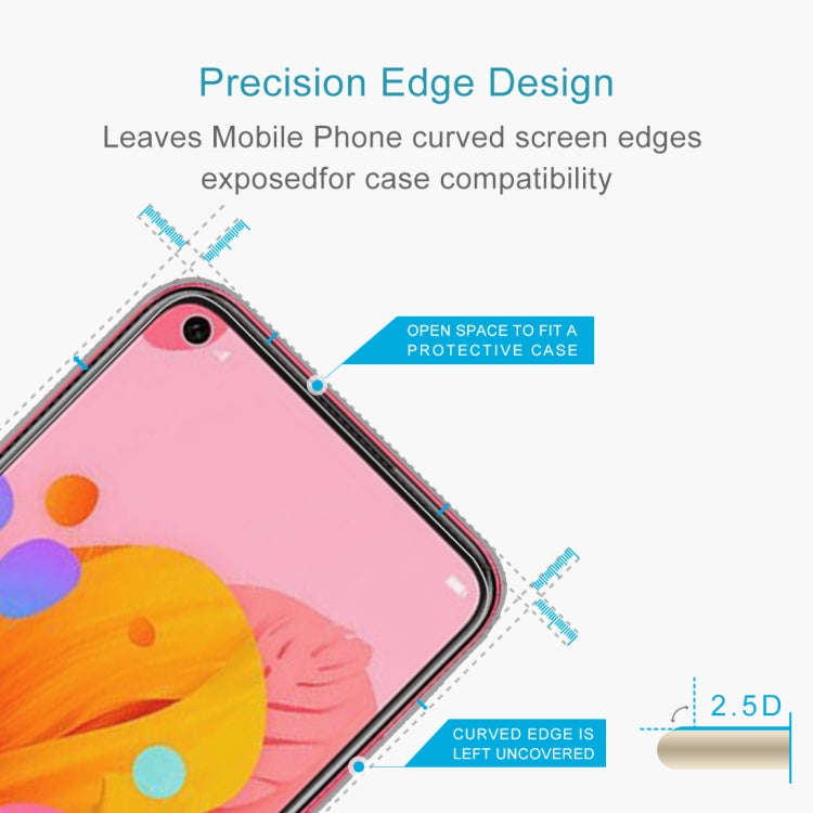 100 PCS 0.26mm 9H 2.5D Tempered Glass Film for Huawei nova 5/Nova 5 pro
