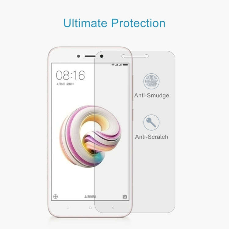 For Xiaomi Redmi 5A 0.26mm 9H Surface Hardness 2.5D Curved Edge Tempered Glass Screen Protector