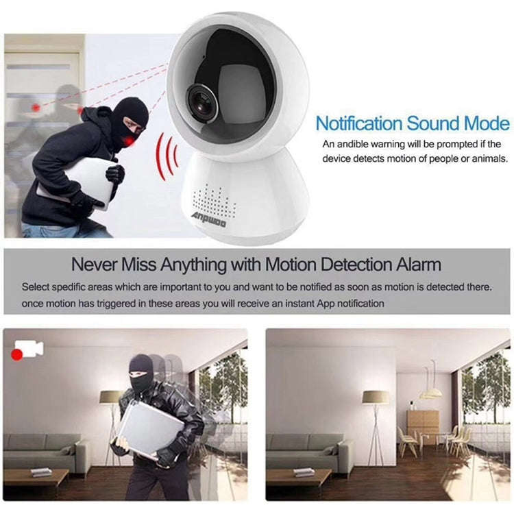 Anpwoo AP005 2.0MP 1080P 1/2.7 inch CMOS HD WiFi IP Camera, Support Motion Detection / Night Visi...