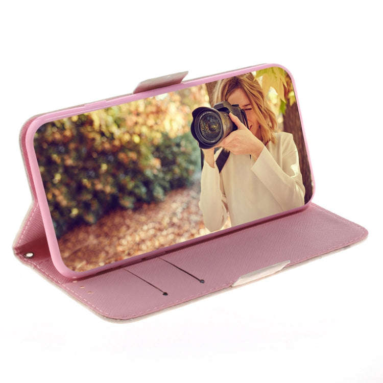 3D Colored Drawing Butterfly High-heeled Shoes Pattern Horizontal Flip Leather Case for Nokia 3.2...