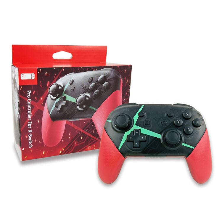 Wireless Game Pro Controller With Screenshot Vibration Function for Nintendo Switch(Red)
