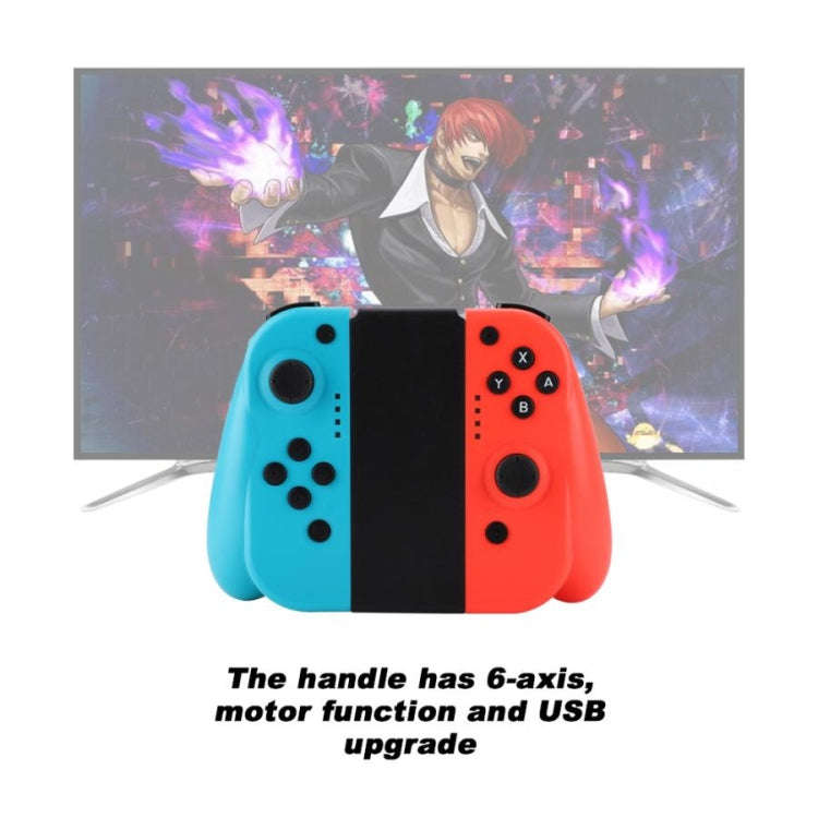 Left and Right Wireless Bluetooth Game Controller Gamepad for Switch Joy-Con(Green+Red)