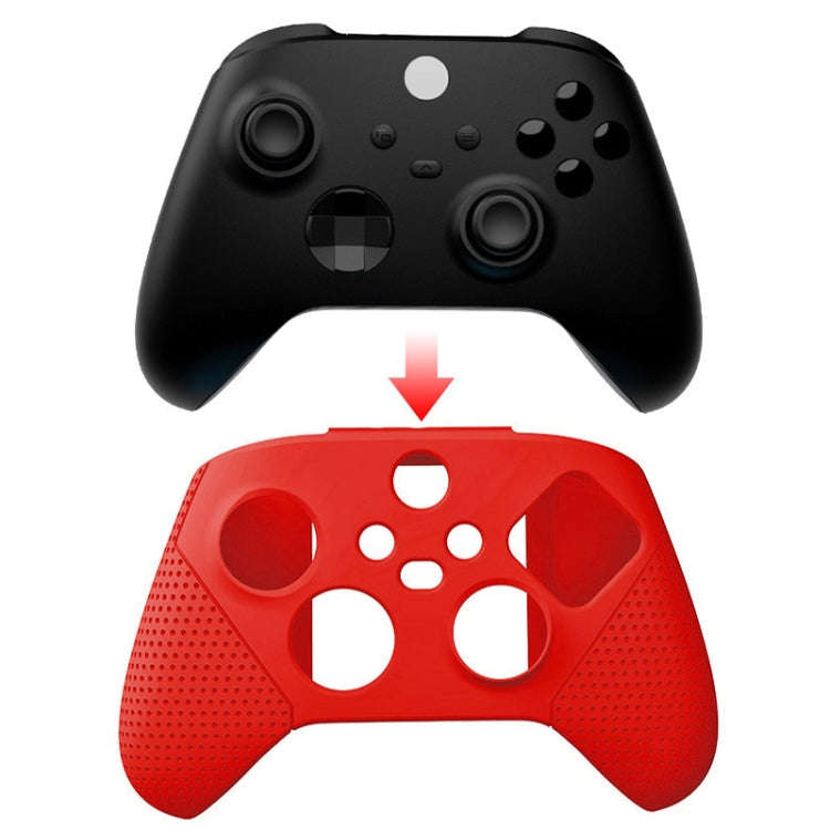 DOBE TYX-0626 Anti-slip Silicone Handle Protective Cover For XBOX Series X(Red)